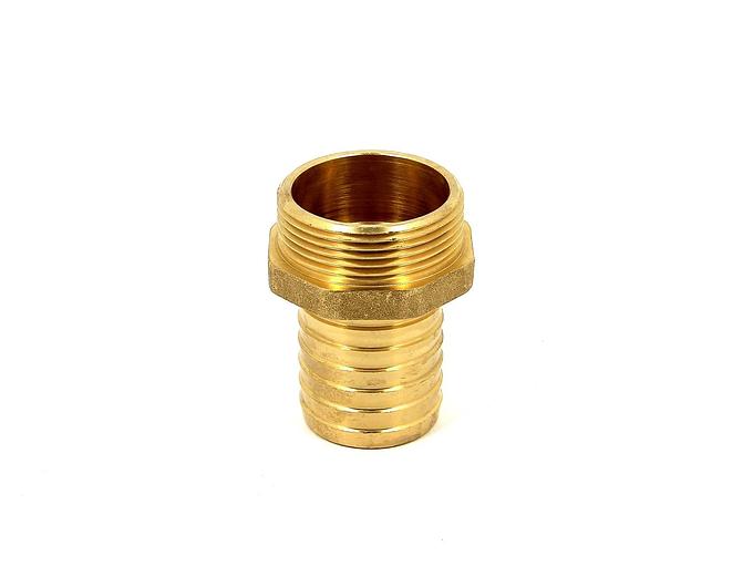 Brass hose pillar G 3/8"- 10 mm