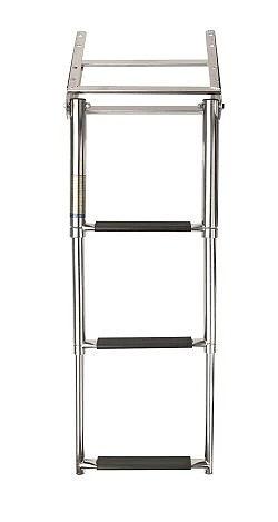 Swim ladder, SS316, 3 steps thumbnail 1