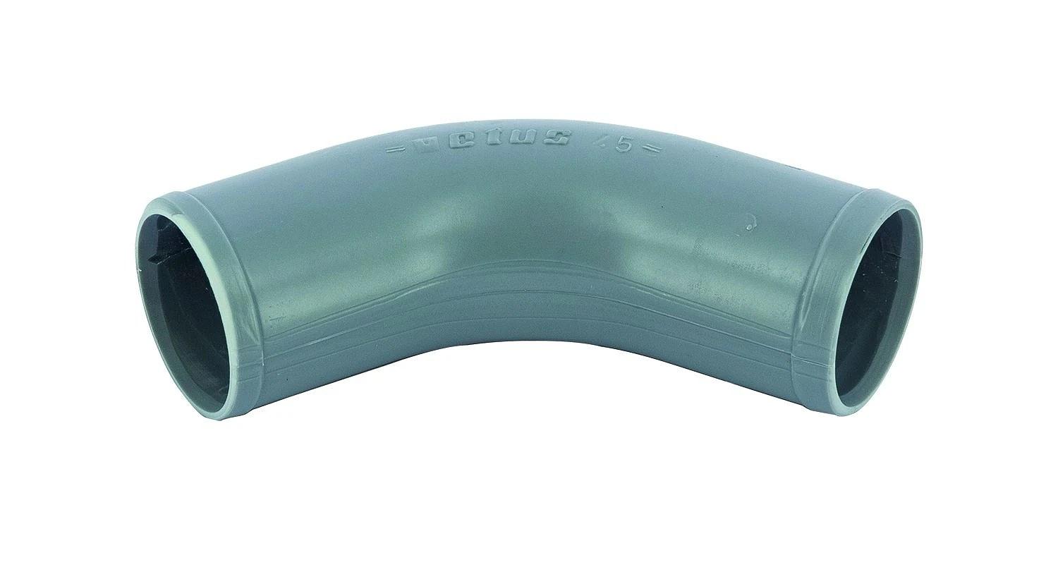 Plastic hose connection, bent 60°, 75mm diameter thumbnail 1