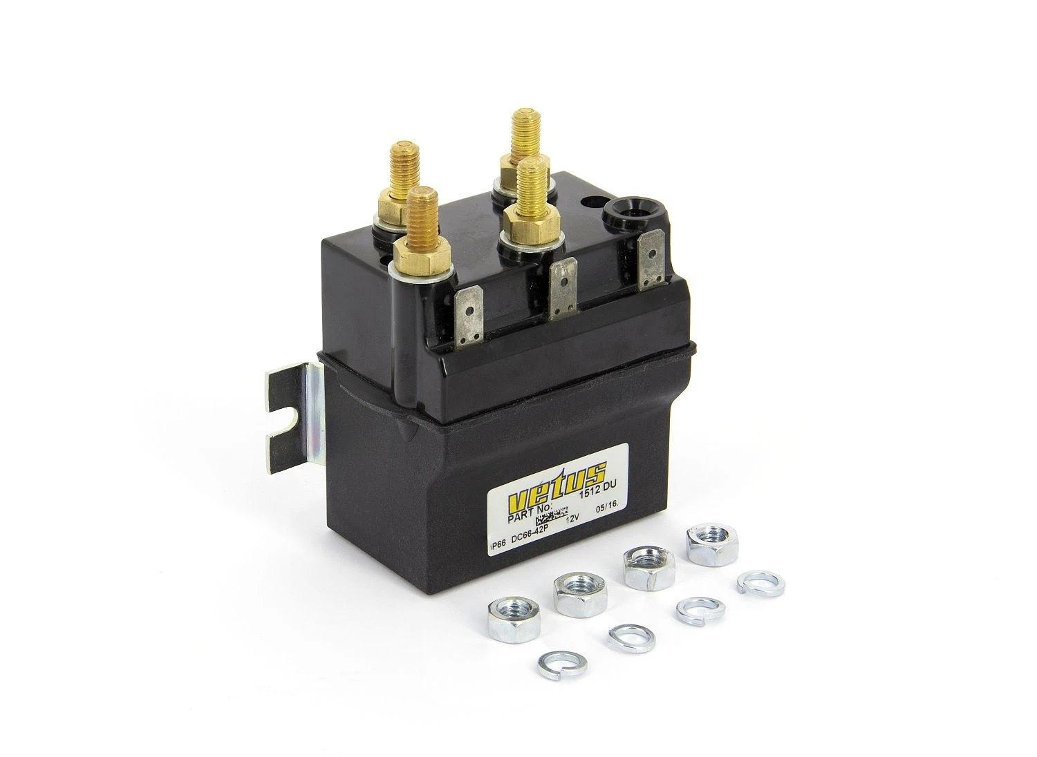 VETUS dual make/break relay, 12V/1500W, M6 terminals thumbnail 1