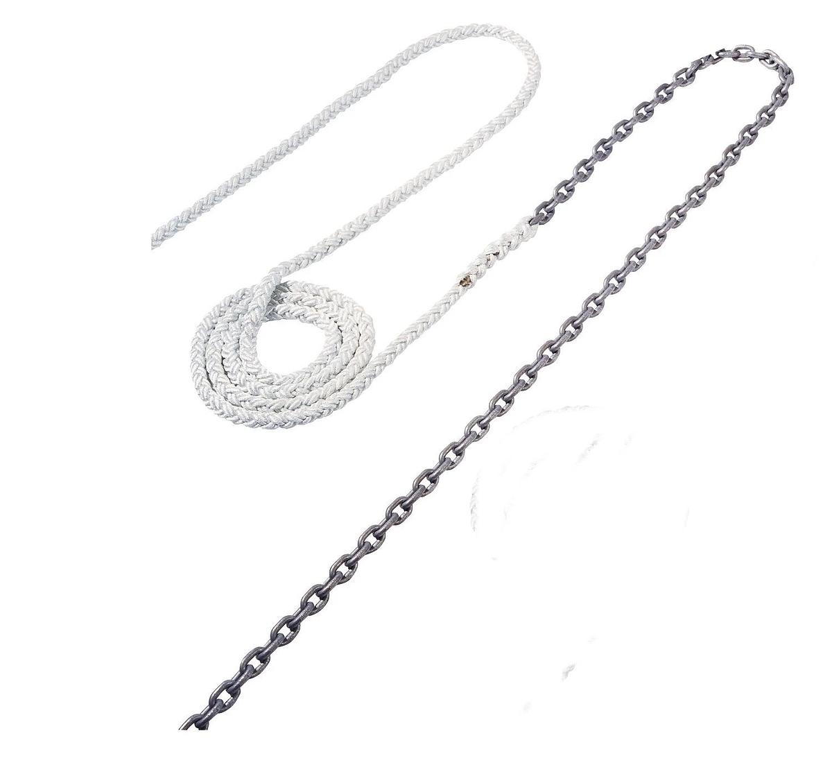 MAXWELL 10 m. of 10 mm chain & 100 m. 16 mm, 8 plait rope