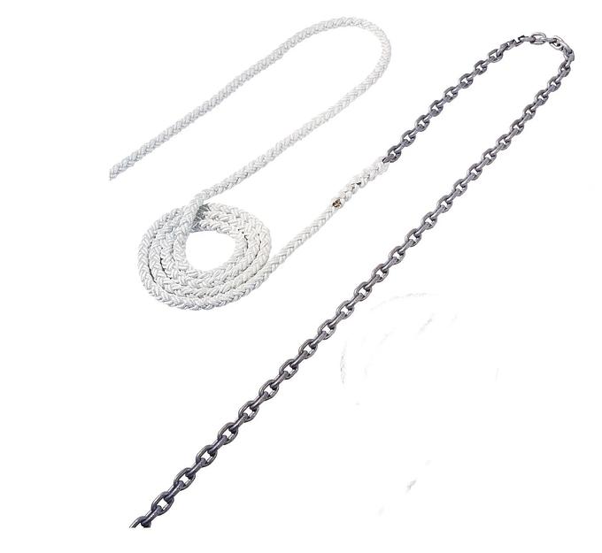 MAXWELL 10 m. of 10 mm chain & 100 m. 16 mm, 8 plait rope