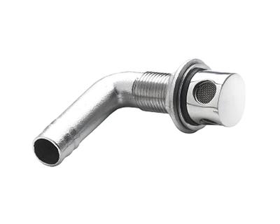Air-vent nipple S/S 316 for hose Ø 16 mm angled thumbnail 1