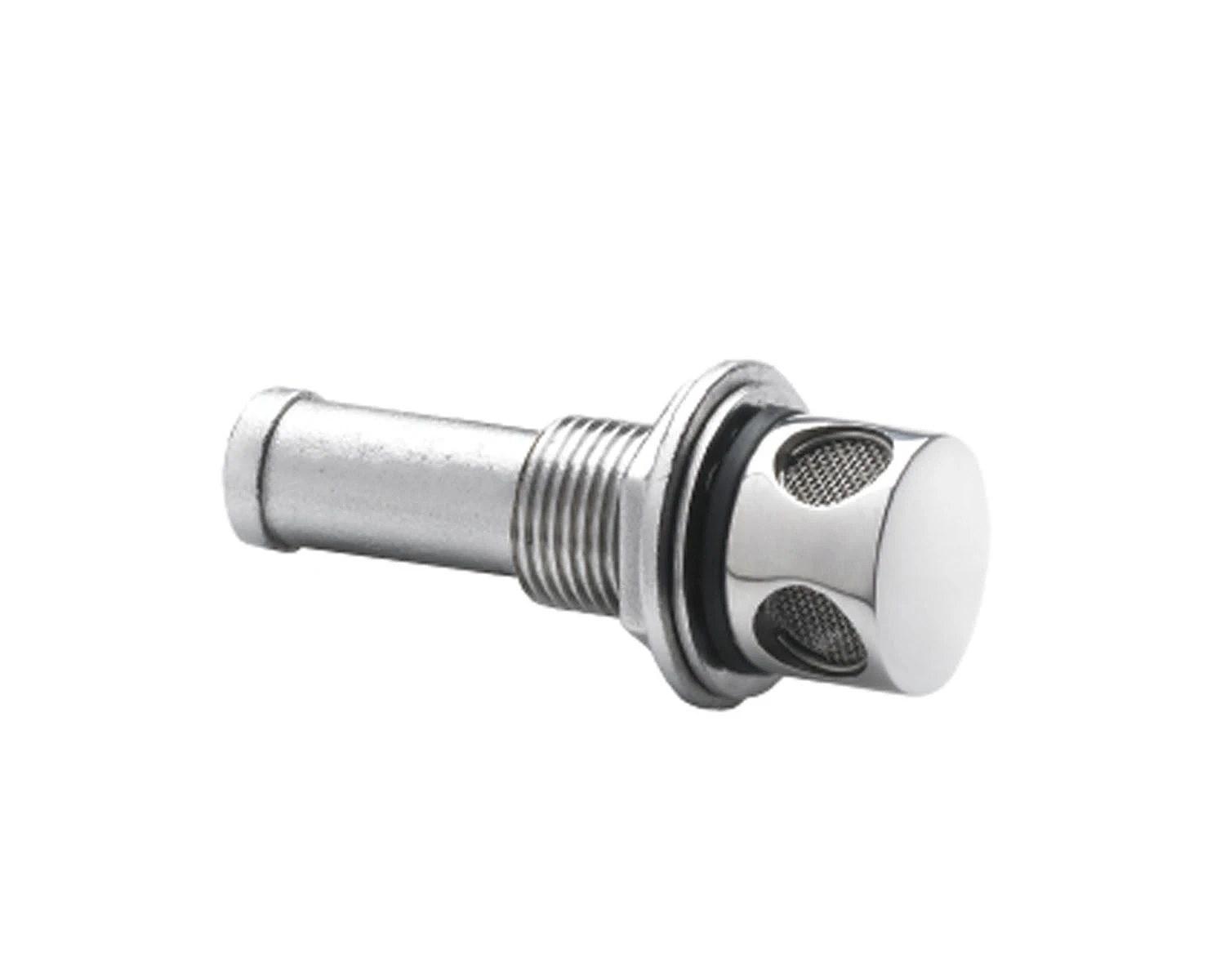 Air-vent nipple S/S 316 for hose Ø 16 mm straight thumbnail 2