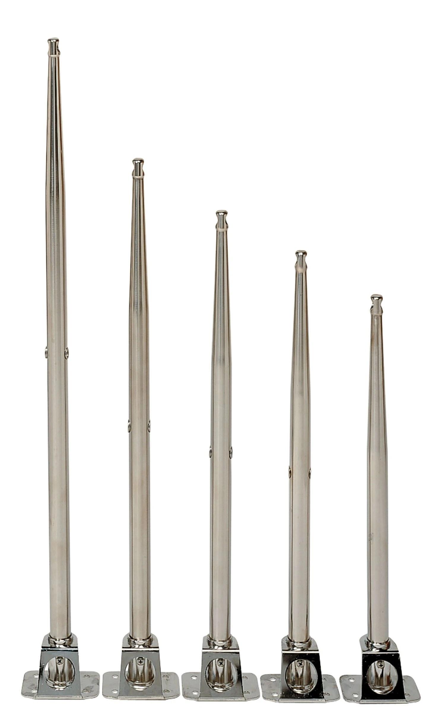 Stanchion, length 750 mm, Ø 25 mm, 2 wire holes @ 375 / 740 mm thumbnail 2