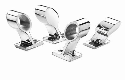 Stainless steel middle support for railing tube Ø 20 mm thumbnail 1