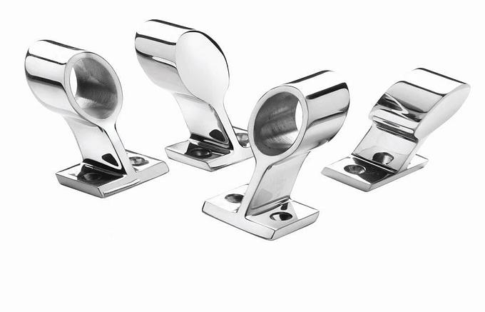 Stainless steel middle support for railing tube Ø 25 mm