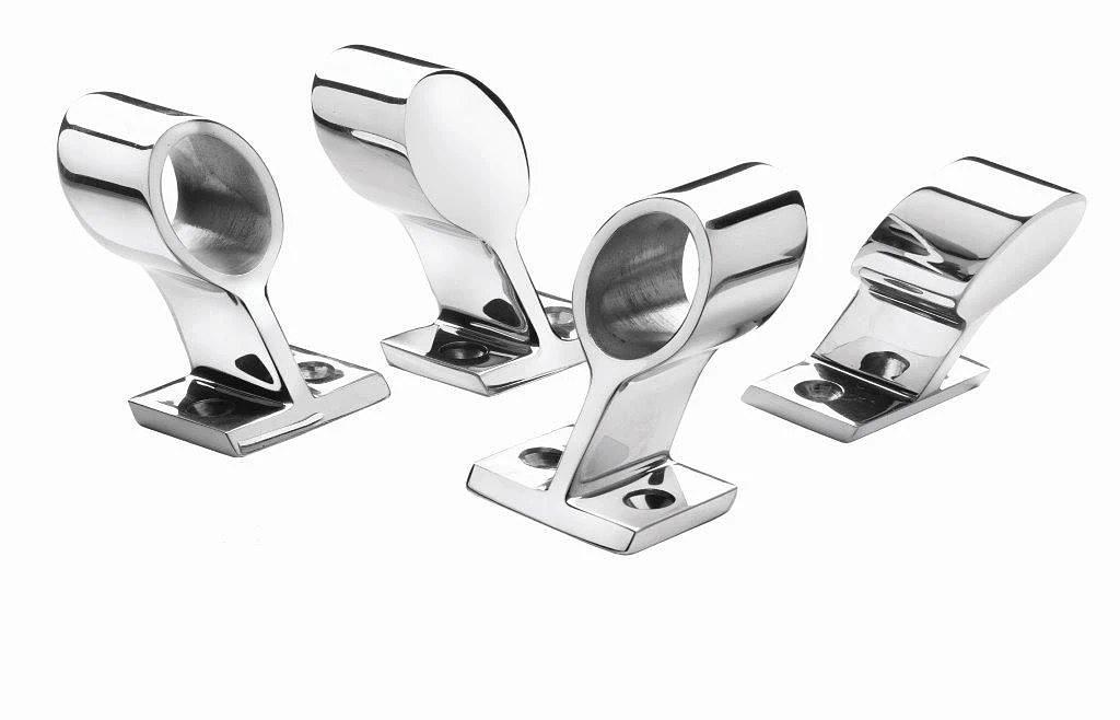Stainless steel middle support for railing tube Ø 25 mm thumbnail 2