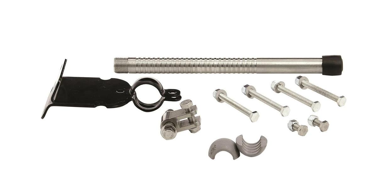 Cable steering transom