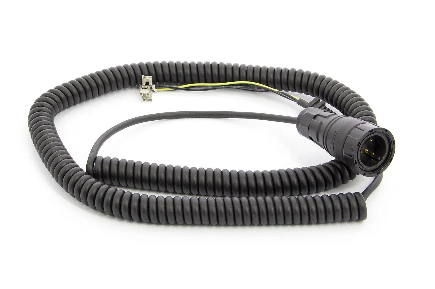 Spiral cable with plug and socket thumbnail 1