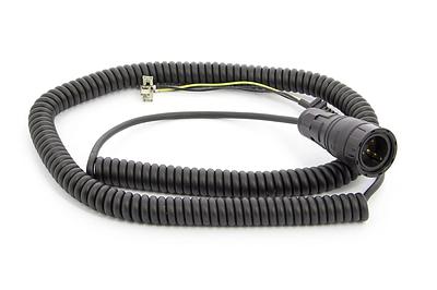 Spiral cable with plug and socket thumbnail 1