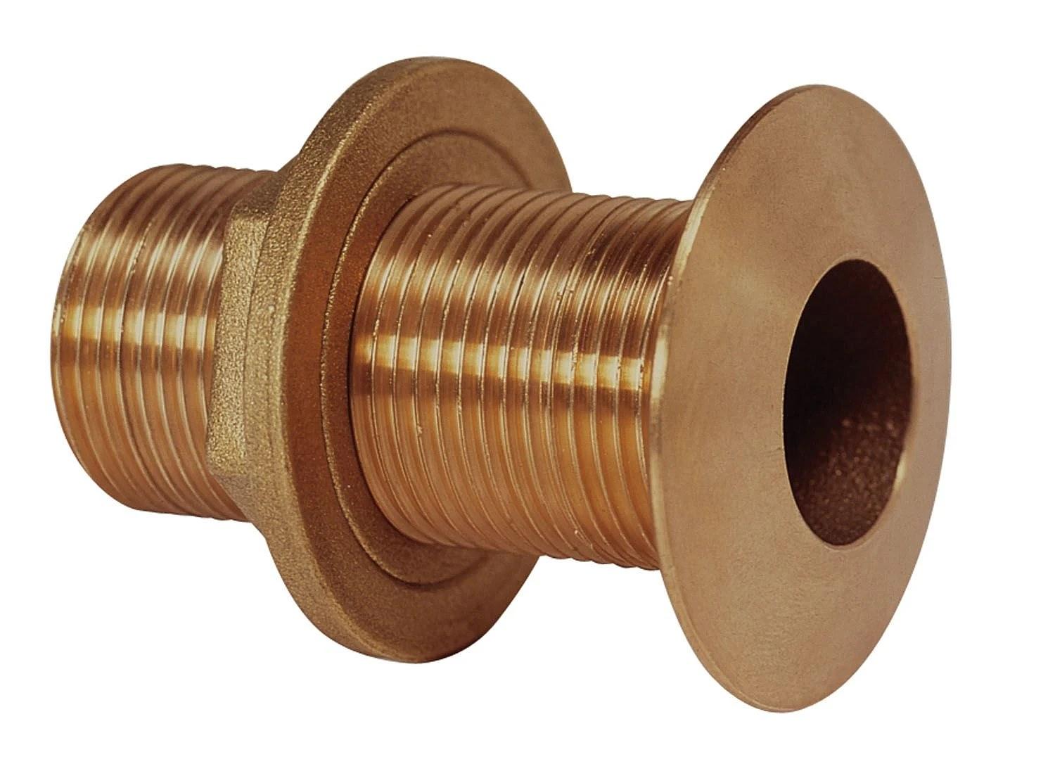 Thru-hull, bronze, G 3/4 thumbnail 1