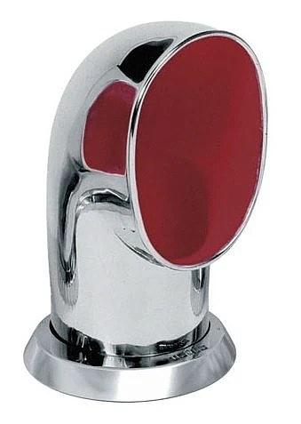 VETUS cowl ventilator TOM, 100 mm, SS 316, red interior thumbnail 1