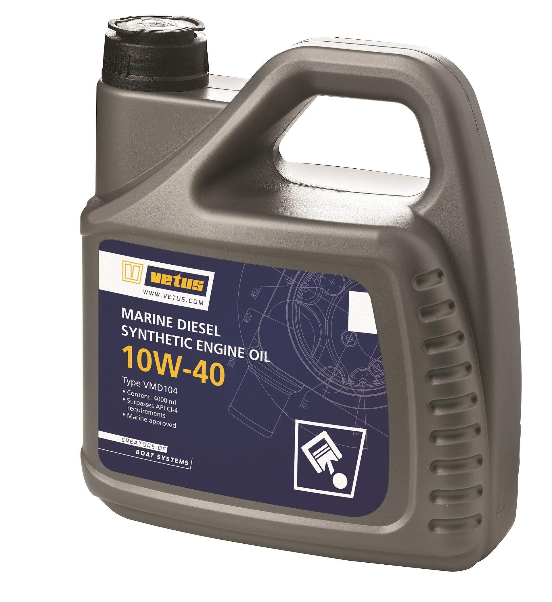 VETUS Marine diesel synthetic engine oil SAE 10W-40, 1 litre thumbnail 1