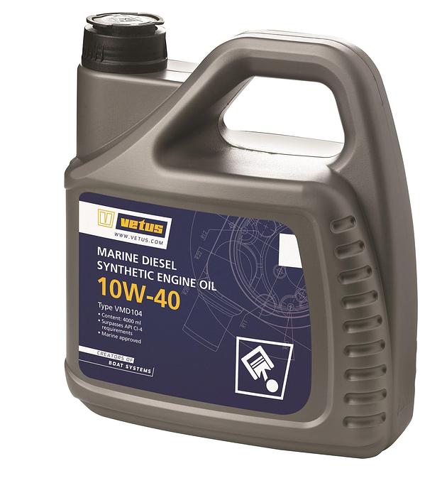 VETUS Marine diesel synthetic engine oil SAE 10W-40, 4 litre