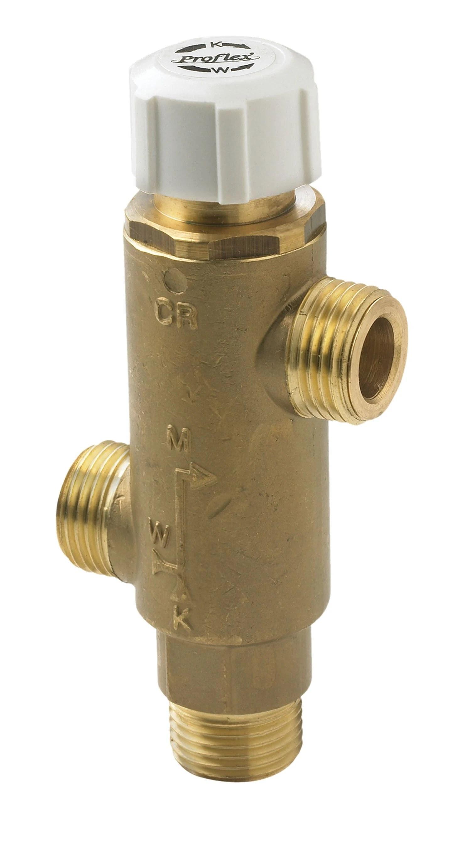 VETUS thermostatic mixer for calorifiers, 30-70°C thumbnail 1