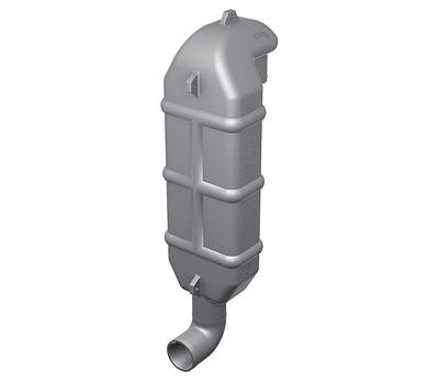 VETUS plastic gooseneck type LT45, 45mm thumbnail 1