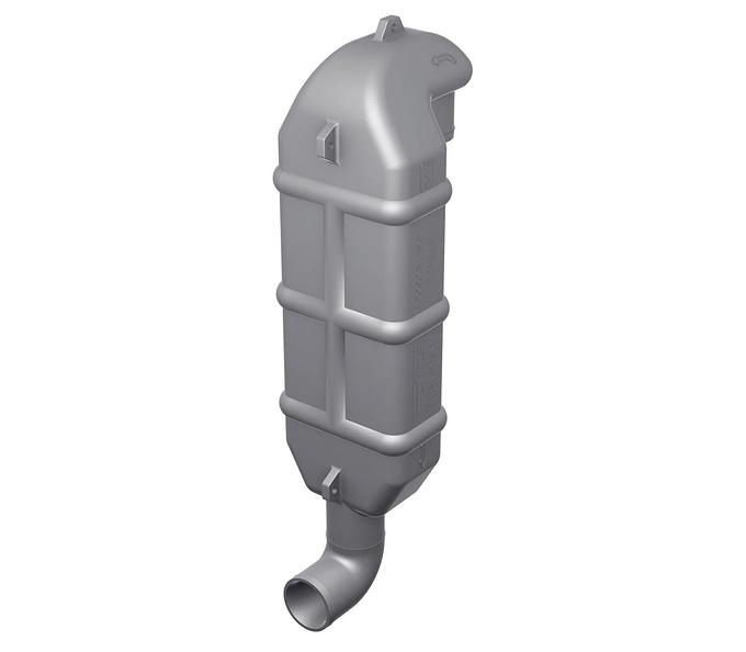 VETUS plastic gooseneck type LT45, 45mm