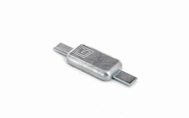 Weld-on hull anode, zinc, 1,07 kg thumbnail 1