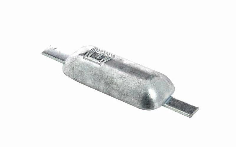 Weld-on hull anode, aluminium, 1,45 kg thumbnail 1