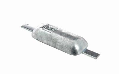 Weld-on hull anode, zinc, 3,0 kg thumbnail 1