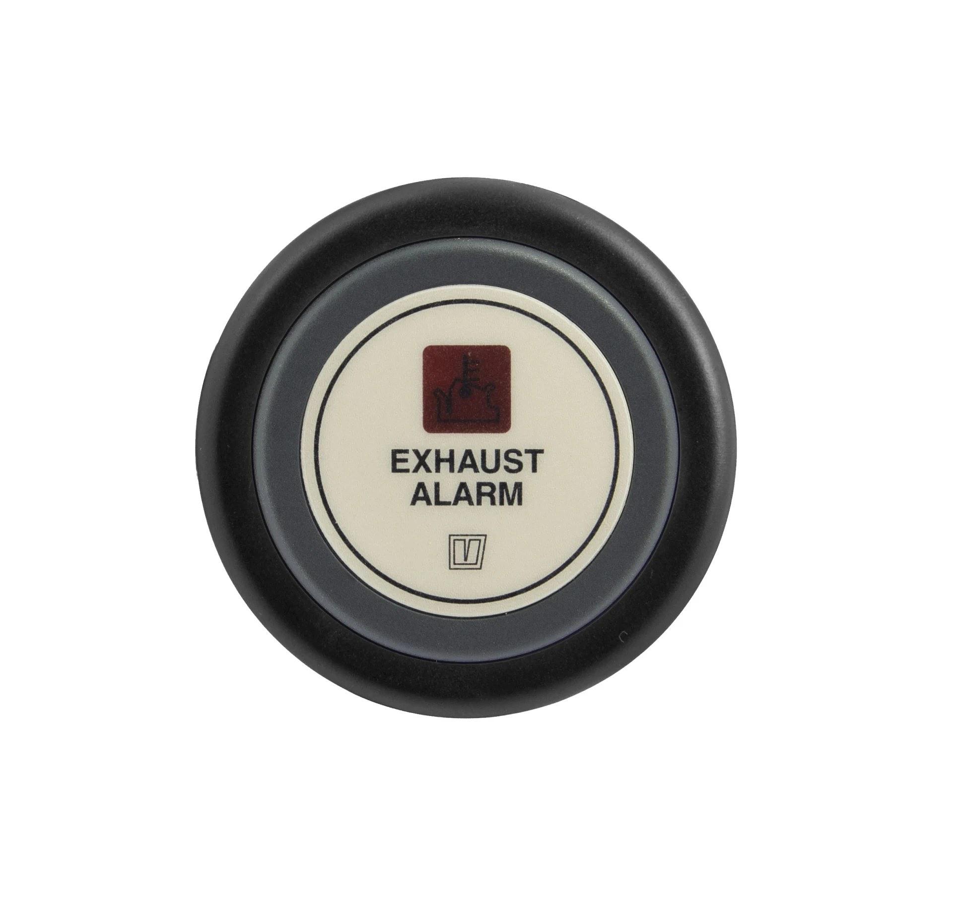 VETUS exhaust temperature alarm, white, 24V, cut-out size 52mm thumbnail 1
