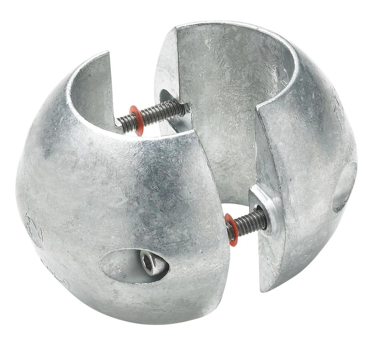 Zinc anode, Ø 25 mm, for shaft mounting