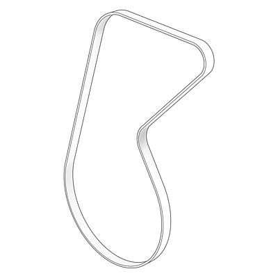 Volvo Penta Drive Belt thumbnail 1
