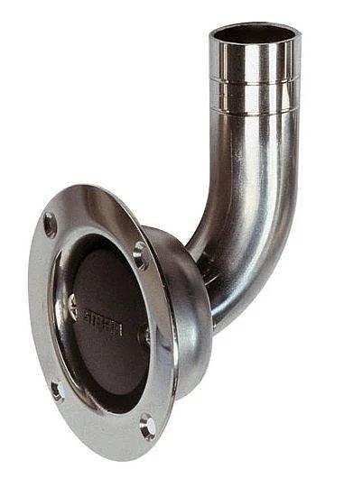 Stainless steel breather nipple Ø 19 mm. angled thumbnail 1