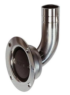 Stainless steel breather nipple Ø 19 mm. angled thumbnail 1