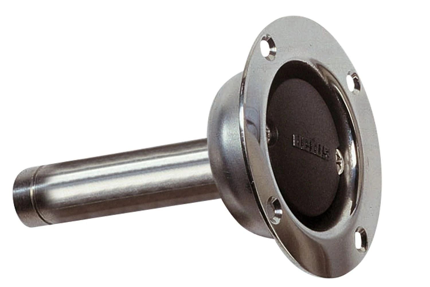 Stainless steel breather nipple Ø 19 mm. straight, long version thumbnail 1