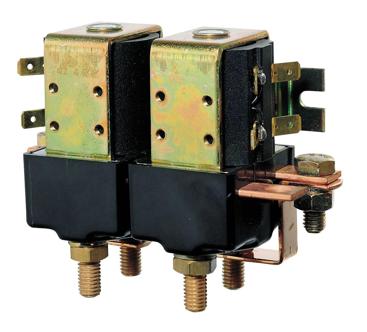 VETUS dual make/break relay, 24V/3000W, M8 terminals thumbnail 1