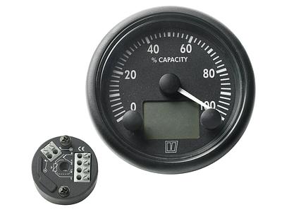 VETUS battery monitor 12/24V, with 200A shunt, black thumbnail 1
