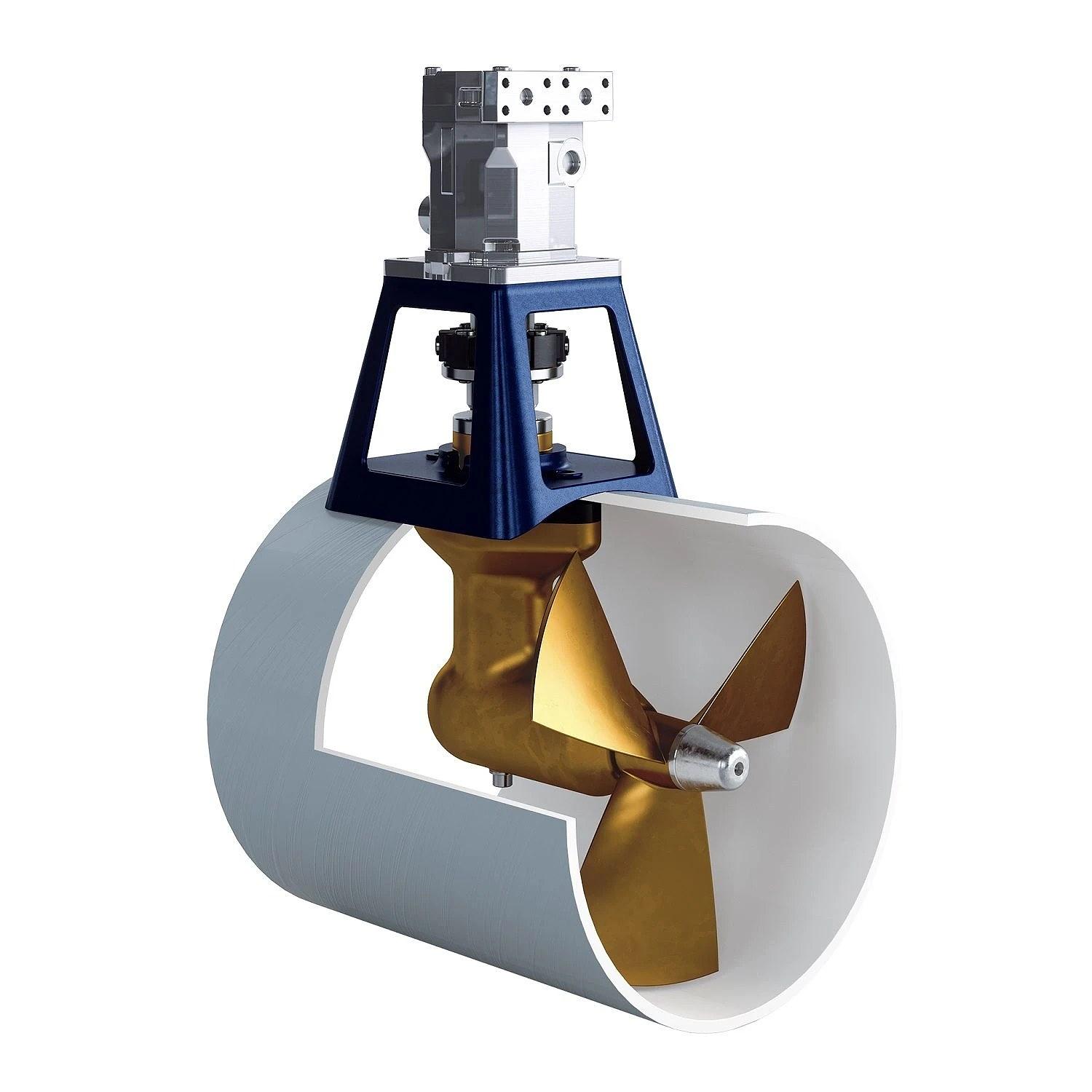 Hydraulic Bow Thruster 550 kgf 400 mm with 63 kW Hydromotor thumbnail 2