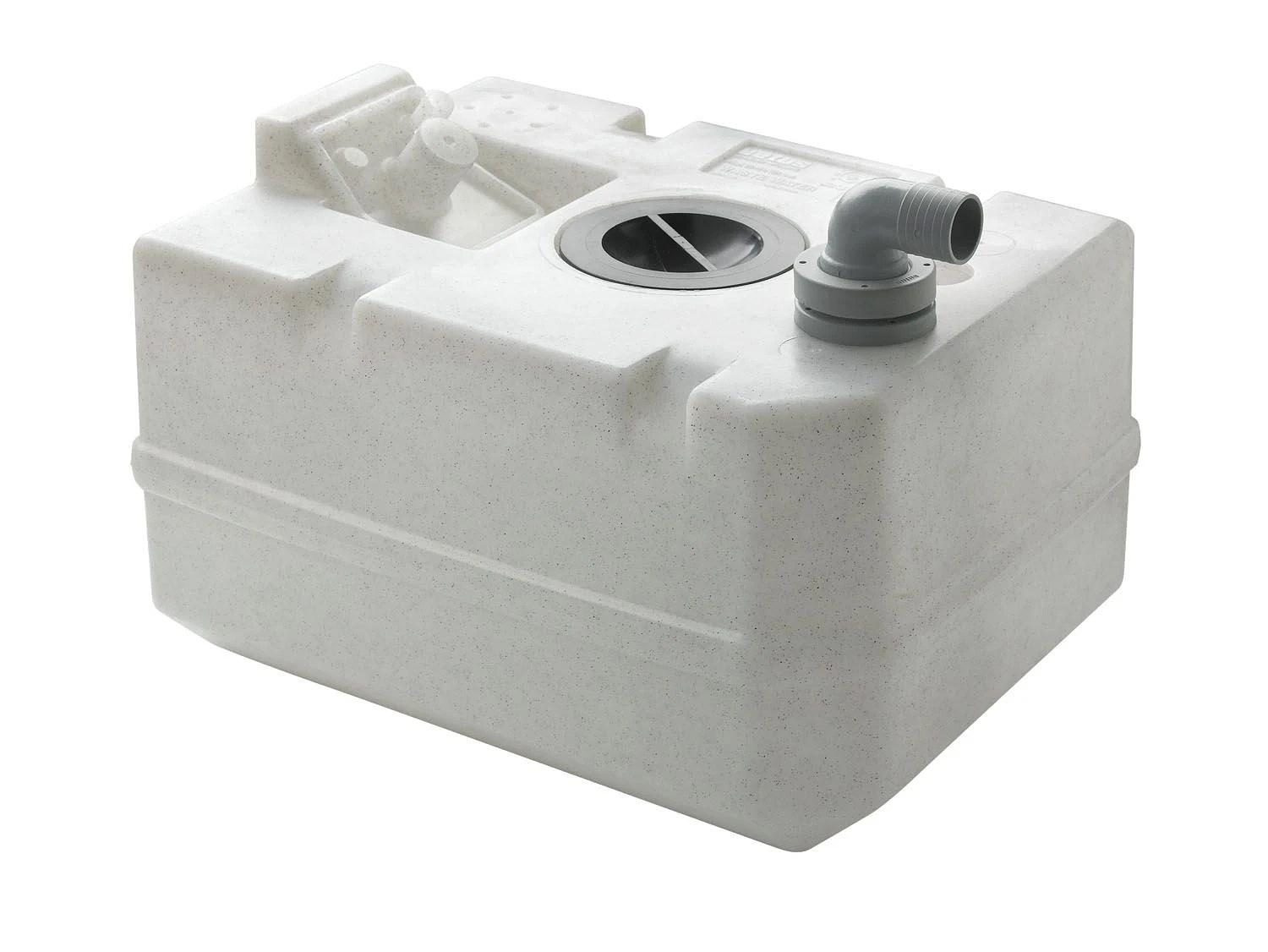 Rigid waste water tank, 40lt, including connections thumbnail 1