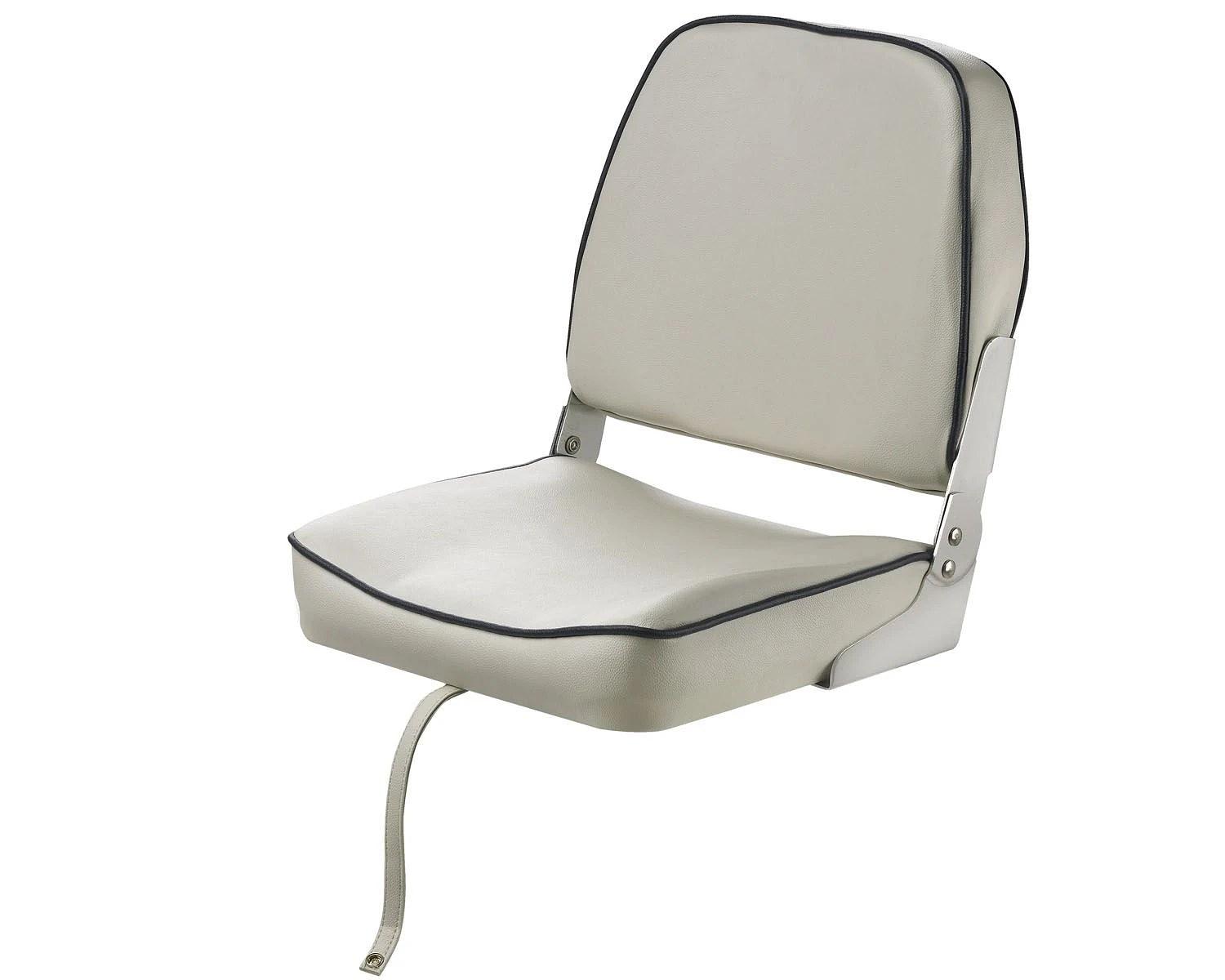 Fisherman, classic folding seat, white thumbnail 1