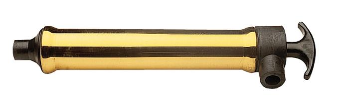 Manual sump pump, brass, incl. tubing