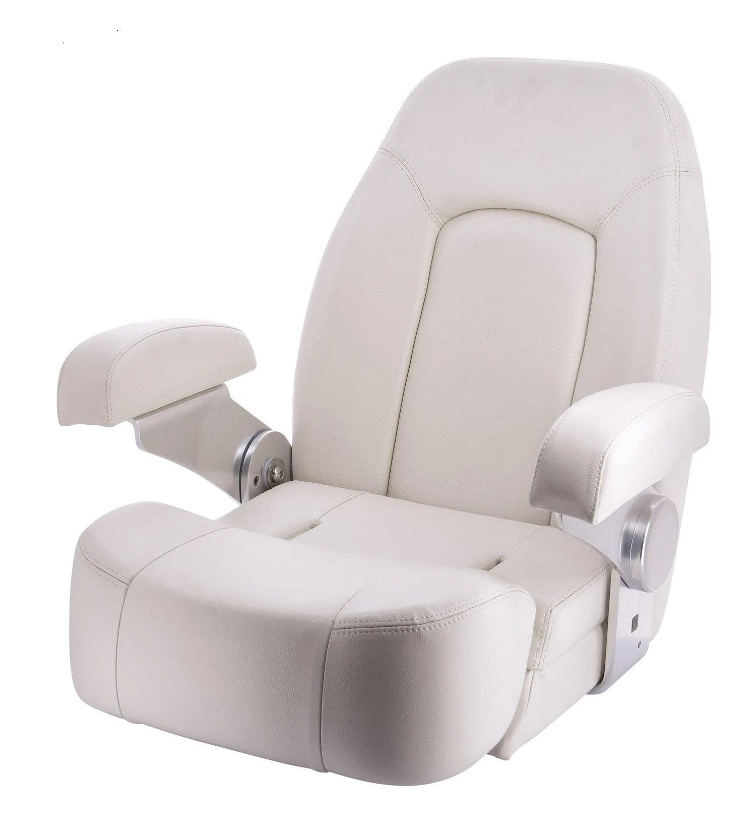 SEAMAN helm seat with flip up squab, pure white thumbnail 2
