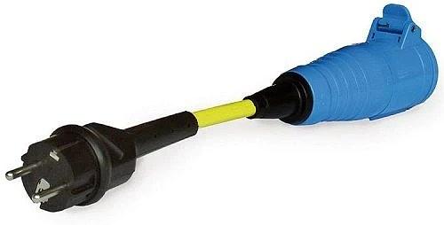 CEE-Schuko EURO adapter cable 16A, cable length 0.3m thumbnail 2