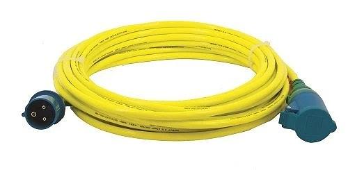 CEE-CEE extension power cable, H07BQ-F 3G 2,50mm² PUR thumbnail 2