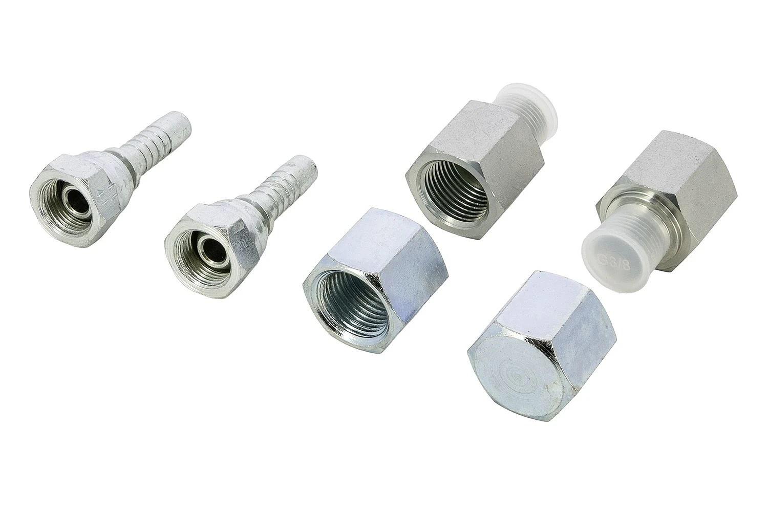 Connection set for double fuel filter, 10mm-diameter hose, straight thumbnail 1