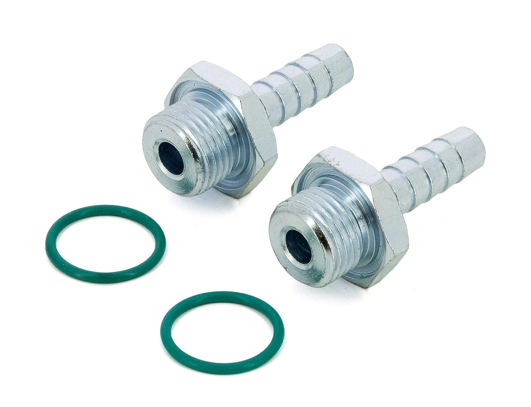 Connection set for single fuel filter, 8mm-diameter hose, straight thumbnail 1