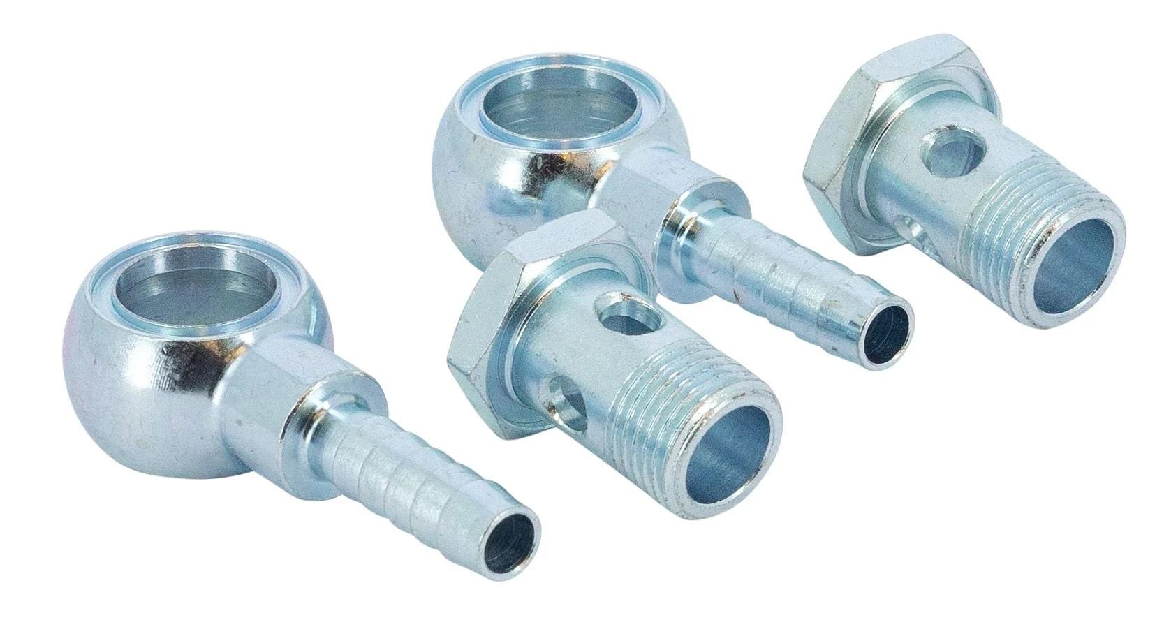 Connection set for single fuel filter, 8mm-diameter hose, angled thumbnail 2
