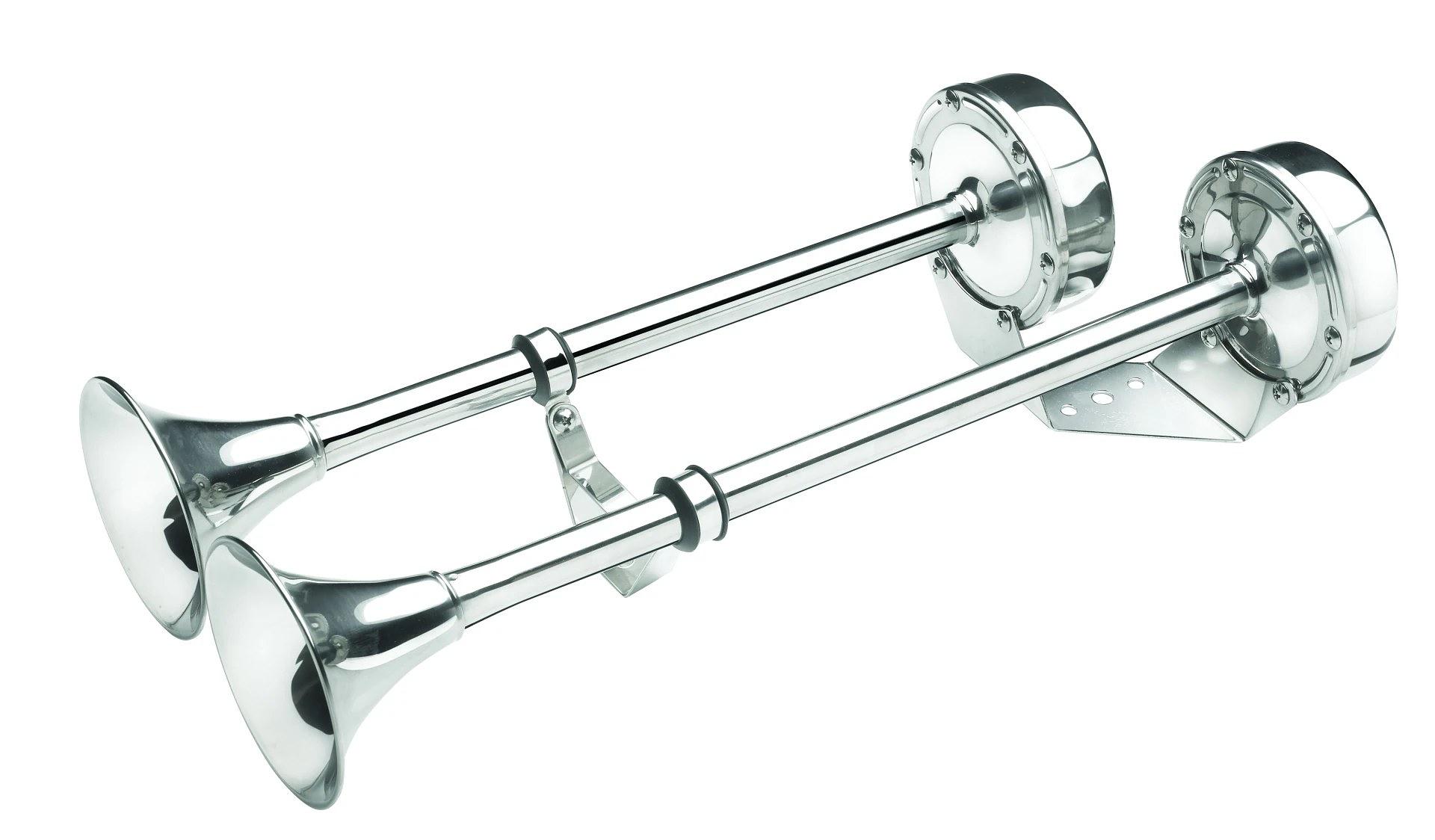 Double trumpet horn, 12 V. Set high pitch and low pitch thumbnail 1