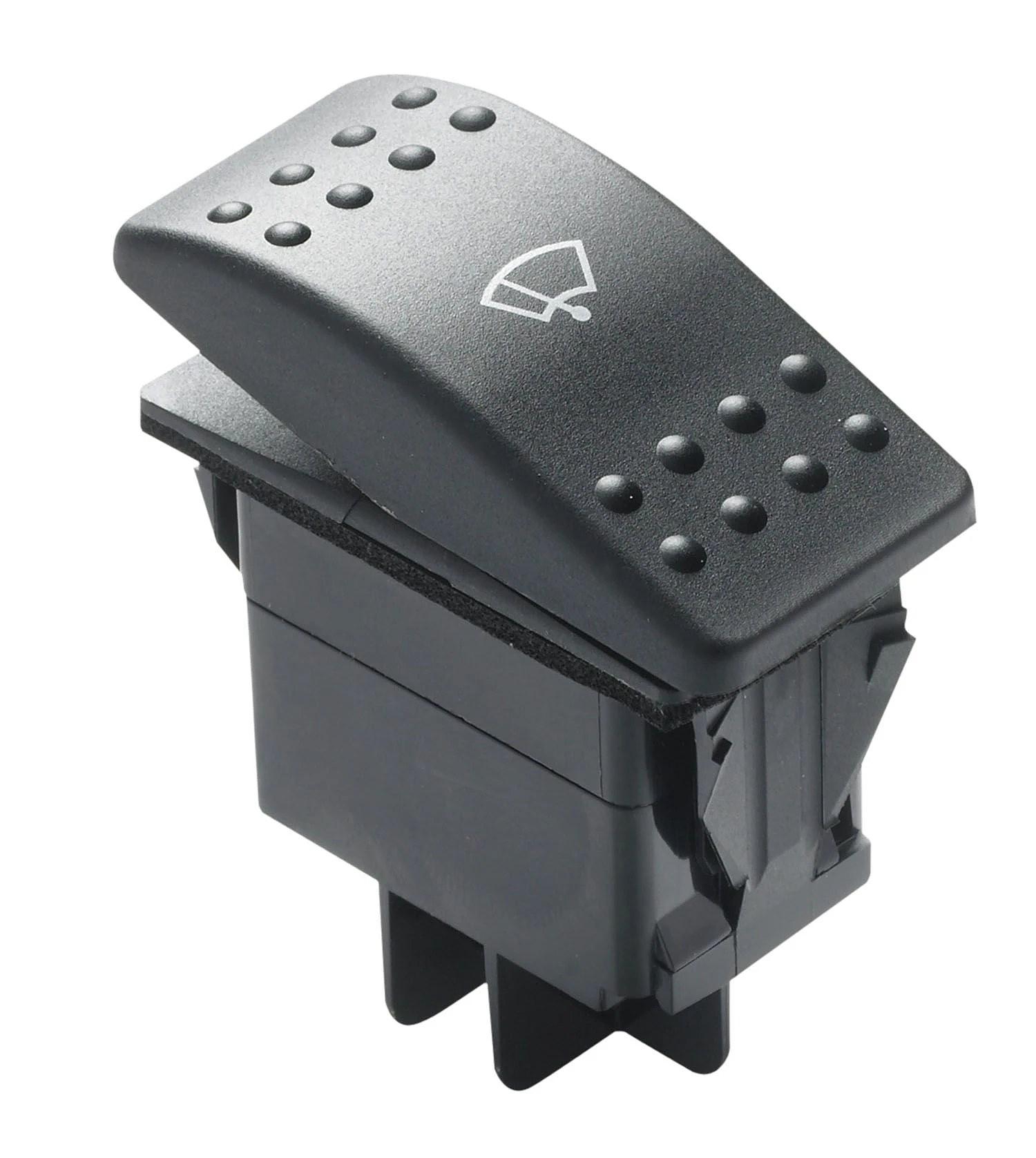 VETUS three-position rocker switch for windscreen wipers, (OFF-1-2) thumbnail 1