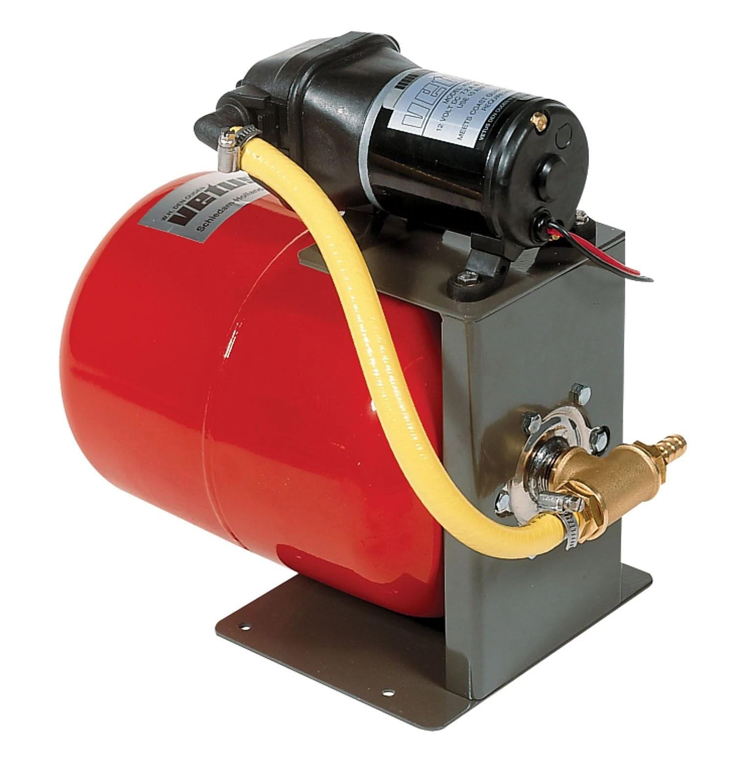 VETUS pressurized water system, 24V, with 8lt tank thumbnail 2