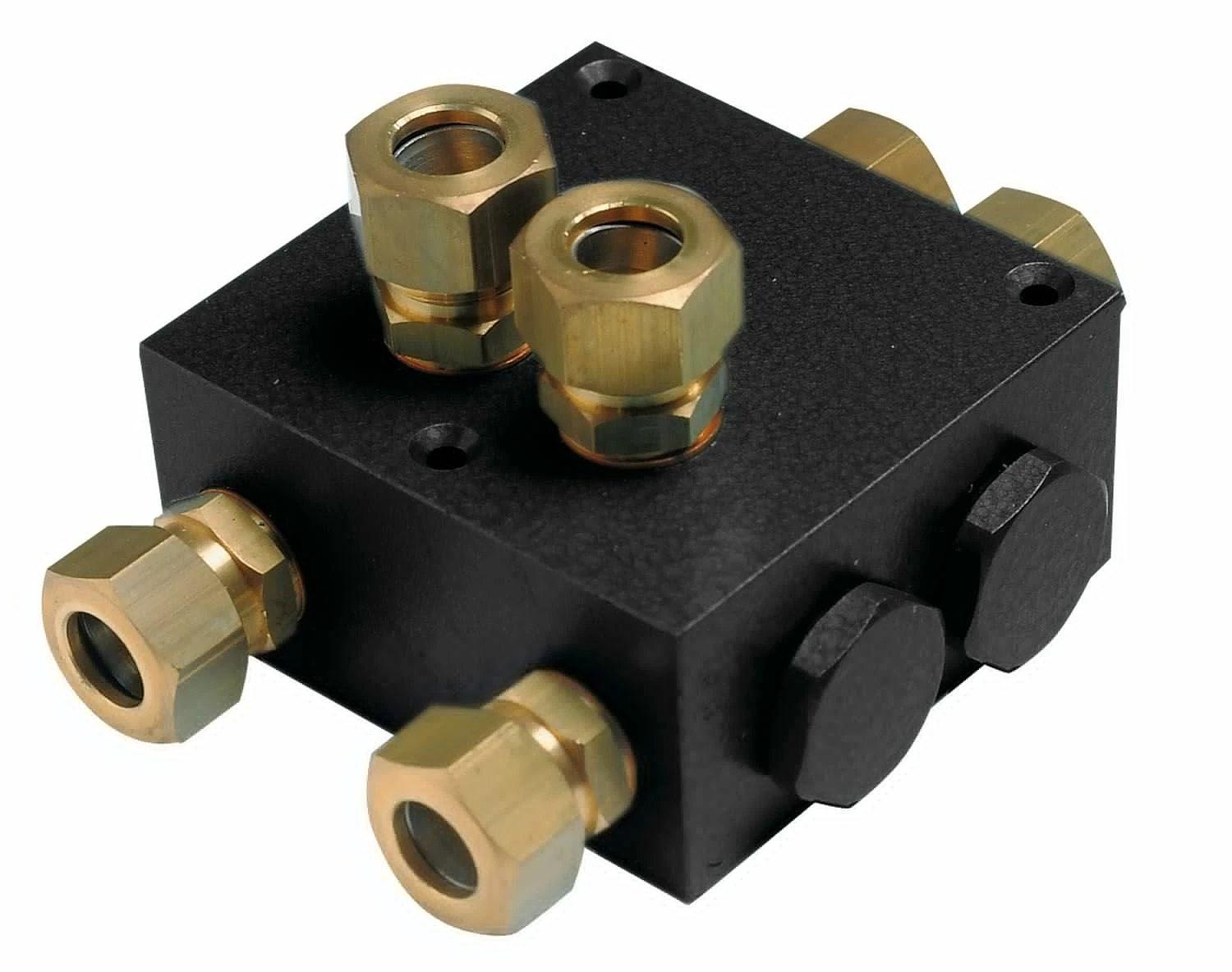 Dual non-return valve (G1/2) (incl. tube connectors Ø 18 mm.) thumbnail 2