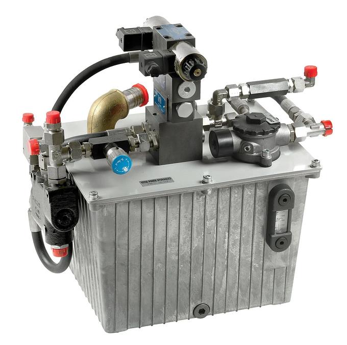 Hydraulic tank for bow thruster (complete)