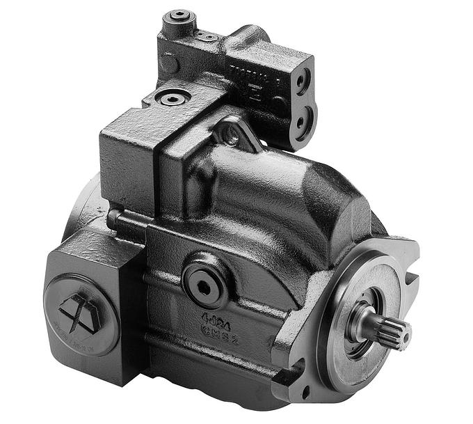 Variably adjustable piston pump, 45cm³, side connection