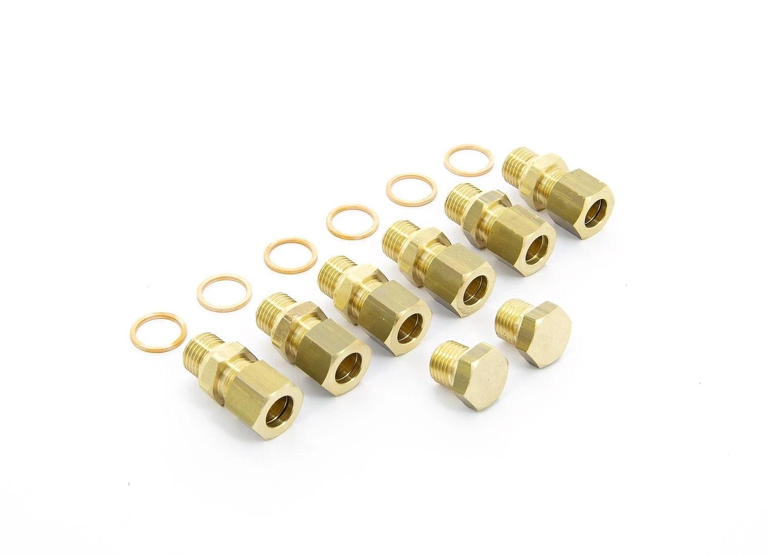 Fitting kit (10 mm) for dual non-return valve, thumbnail 1